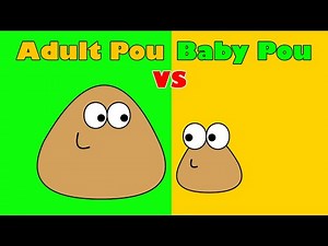 Adult Pou vs Baby Pou - Compilation