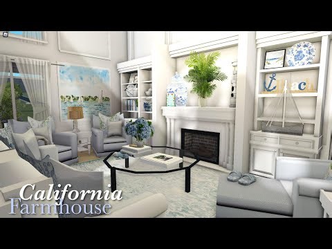 California Farmhouse Bloxburg Speedbuild #Trending #Bloxburg #Roblox