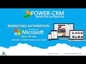 Power CRM Marketing Automation CRM Video