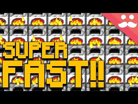 How to make FAST FURNACES in Minecraft!!