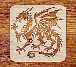 Dragon Stencil, Digital Download, SVG, DXF, Stl, Png, Pdf Files - Etsy