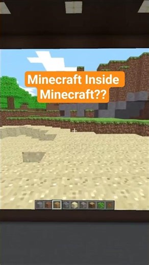 Minecraft… Inside Minecraft??