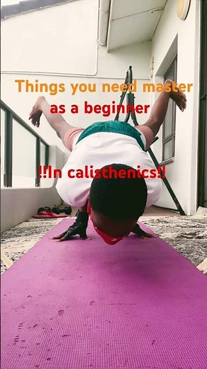 Calisthenics things you should MASTER🫡 #calisthenics