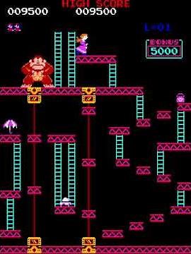 [TAS] Arcade Donkey Kong by £e Nécroyeur in 01:29.94