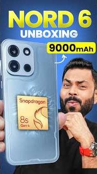 OnePlus Nord 6 Unboxing 🔥 Battery King आला!