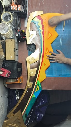 Timelapse Un-Masking of Earth Shaker Prop Build