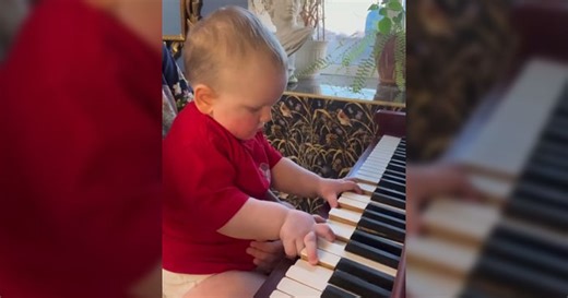 18-Months-Old Russian Baby Plays A Piano, His Skills Are Breathtaking