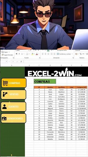 🖥️ Crea un MENÚ INTERACTIVO en Excel Fácil y Rápido