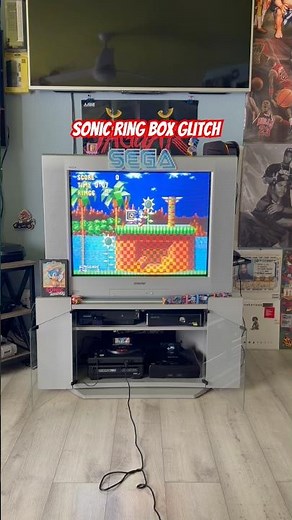 Sonic 1 Ring Box Glitch #videogames #segagenesis #sonicthehedgehog