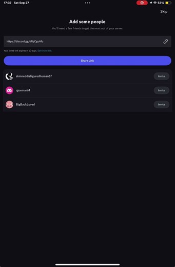 New discord account