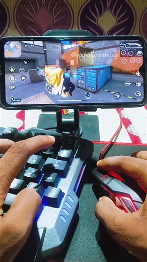 Playing Like a PC Player on Mobile! 🔥 Keyboard & Mouse Setup + Pro Gameplay