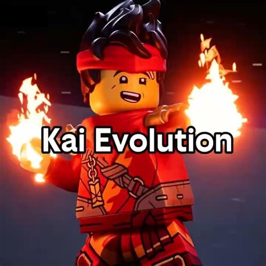 Kai's FULL Evolution 🔥 Pilot to Dragon Rising Season 4|#Ninjago#Evolution Edit#lego #headlight