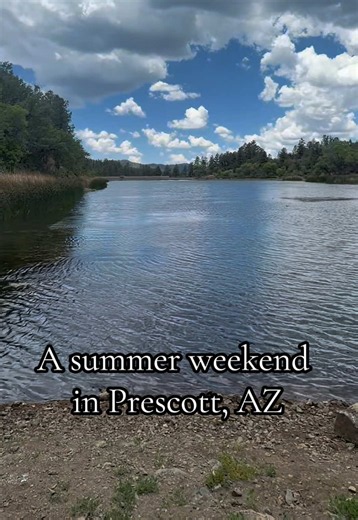 Escaping the Phoenix heat with a trip to Prescott!🌳 For a small town, it sure is GF friendly! Here’s what we did and where we went: 🥾 Hiked Goldwater Lake Trail (shaded, kid friendly, not stroller friendly) 🎸 Danced to live music at Courthouse Square’s live music concert series (every Tuesday and Thursday until September) 🍽️ Had dinner at Red, White & Brew (huge portions, dog-friendly patio & kids eat free on Tuesdays) 🏡 Stayed at the Hilton Garden Inn which is new, has a pool and is in a g