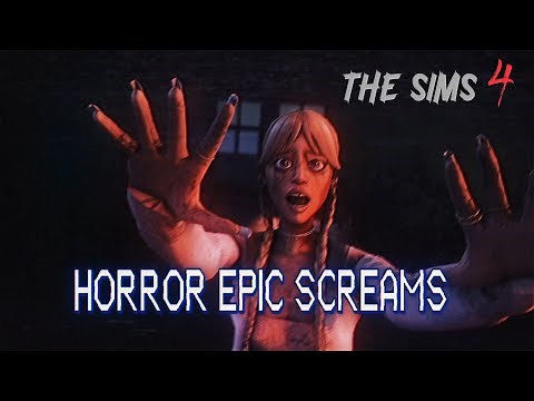 The Sims 4 | "EPIC HORROR SCREAMS" Mega Animation Pack