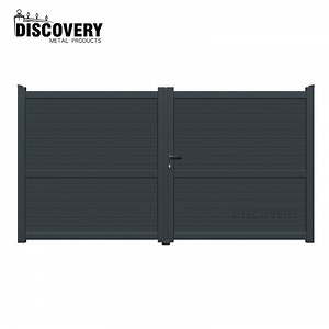 [Hot Item] Factory Aluminium Double Swing Driveway Gate for Entrance