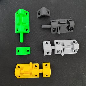 3D Printable Door Latch Bolt: Sliding Lock STL File (instant Download) - Etsy UK