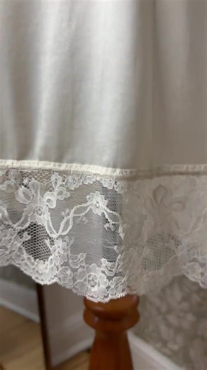 Vintage off White Nylon and Lace Slip by Vanity Fair, Medium - Etsy