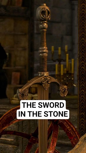 Geralt And The Sword In The Stone - The Witcher 3