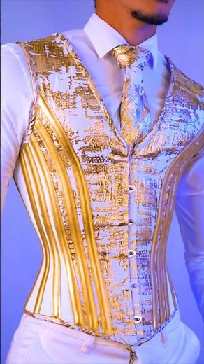 Custom Corset Vest✨ #corsetvest #menincorsets
