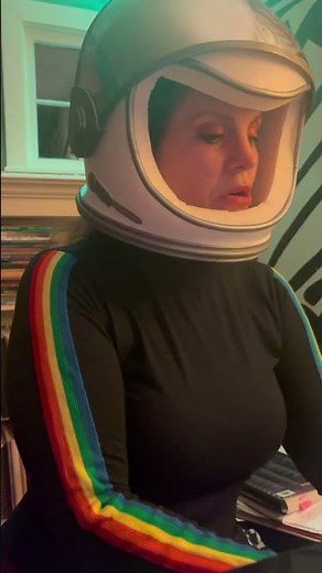 That time I got a #spirithalloween astronaut helmet