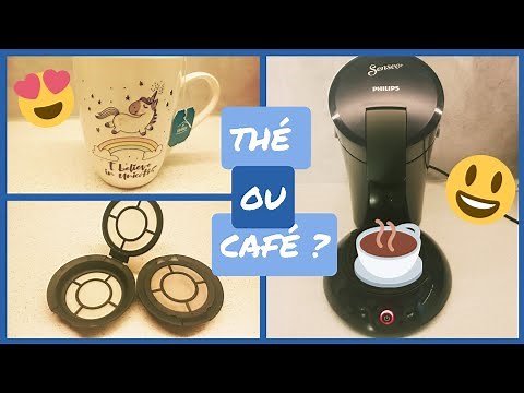 🌸2 FAÇONS ORIGINALES d'utiliser sa machine SENSÉO🌸#thé #café #senséo