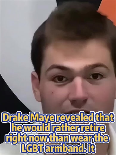 Drake Maye revealed that he would rather retire right now than wear the LGBT armband. it.#drakemaye #superbow #nf #fyp