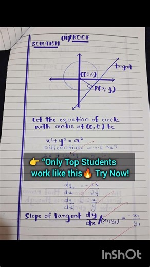 “Topper Copy Revealed 😳 100% Marks in Conic Section”#shorts #mathshorts