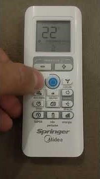 Como colocar o ar condicionado no Quente ou Frio Springer Midea