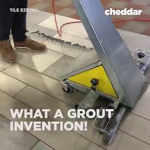 386K views · 1.8K reactions | Worth it to invest in this machine that makes applying grout easier? Or would you still do it the old fashioned way? | Cheddar Gadgets | Facebook