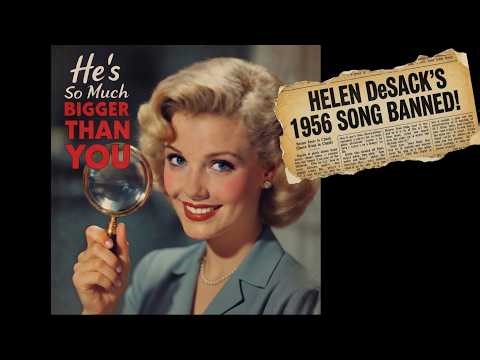 He's So Much Bigger Than You - Helen DeSack (Banned 1950s Song) 50s Song Parody