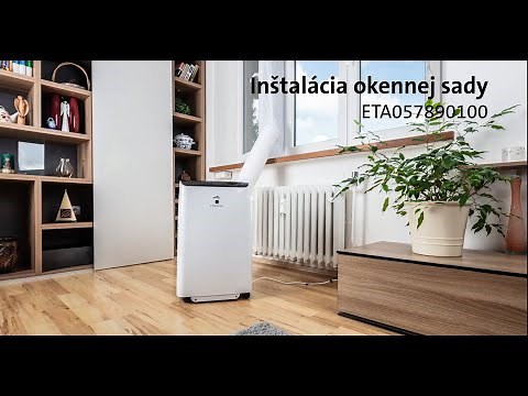 Návod na inštaláciu okennej sady na mobilnú klimatizáciu