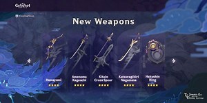 How to get Inazuma's craftable weapons in Genshin Impact