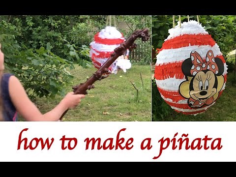 How to make a birthday pinata (piñata)