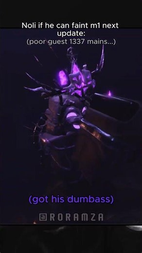 When Noli Can Feint M1s Be LIke: #forsaken #forsakenroblox #robloxanimation #roblox