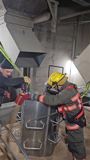 Grain Bin Rescue | Roseau Fire Department