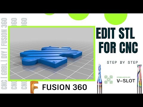 STL for CNC - HOW TO prepare an STL model for a CNC milling machine | Fusion360 | #cnc #3dprinter
