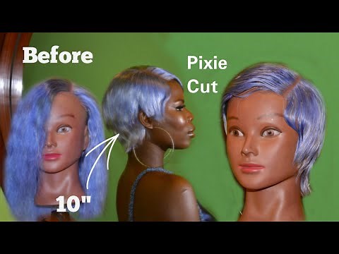 Cutting And Styling A Short Wig Beginner-friendly Pixie Cut Transformation