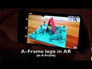 A-Frame Logo in AR.js