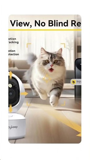 BoyKeep Smart Camera 2K Security Protection Wifi Surveillance 5G/2.4GHz Indoor Baby Night Vision ...