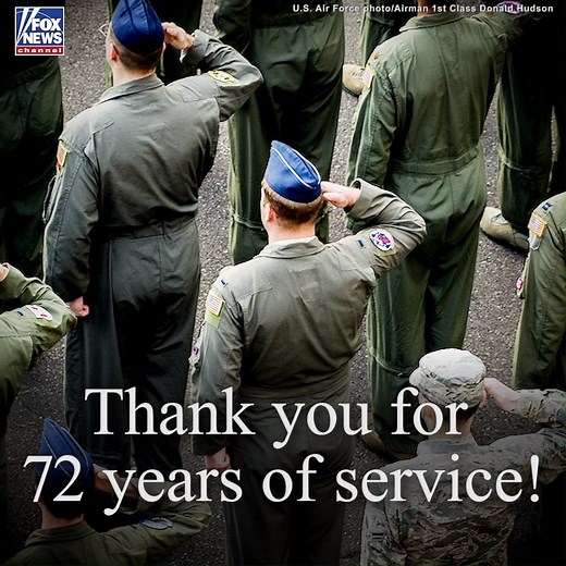 811K views · 43K reactions | Happy 72nd birthday to the United States Air Force! Thank you to the brave men and women who have served and continue to serve this great nation. #ProudAmerican | Fox News | Facebook