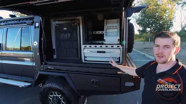 79 Series Boss Aluminium Tray + Canopy - Project Overlander