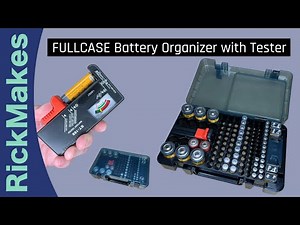 FULLCASE Battery Organizer with Tester