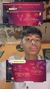 Ye lo class 10th coordinate geometry chapter se conform question