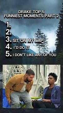 Drake’s Top 5 Funniest Moments 😂 #drake #funny #rap #hiphop