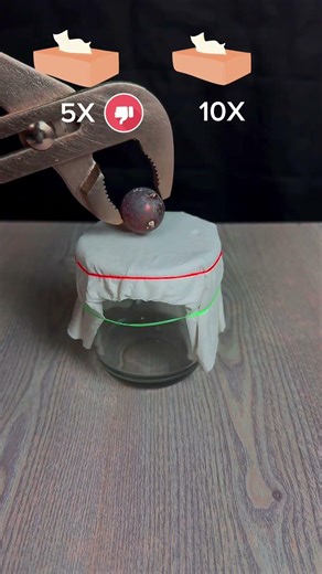 Red Hot Ball vs 5 layers of tissue papers + 10 layers of tissue papers | Oddly Satisfying ASMR