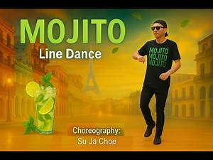 Mojito Line Dance with Song Subtitles
