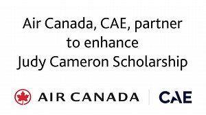 Air Canada and CAE join forces to double the 2023 Judy Cameron Scholarships and advance diversity in aviation