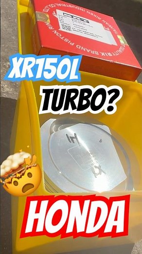 Honda XR150L (Turbo??🤯) Piston