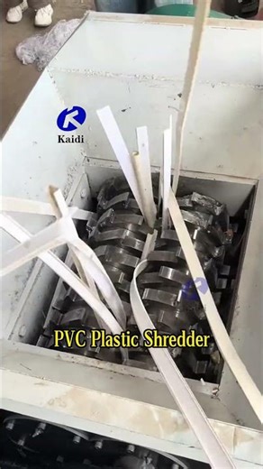 PVC Plastic Shredding Machine | Powerful Twin Shaft Shredder