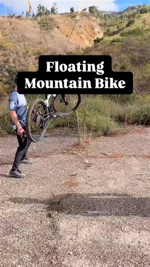 Like biking on the moon. 🌝 Watch the full episode of “Failure is an Option" on Outside Watch. #mtb #balloons #mountainbike #diy #invention #engineer | Outside Magazine